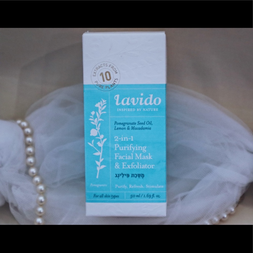 2-in-1 purifying facial mask and exfoliator